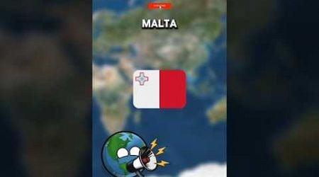 1 fakta menarik negara Malta #countryballs #facts #trending