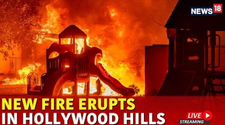 California Fires LIVE: New Fire Erupts In Hollywood Hills Sparking Mandatory Evacuations | N18G