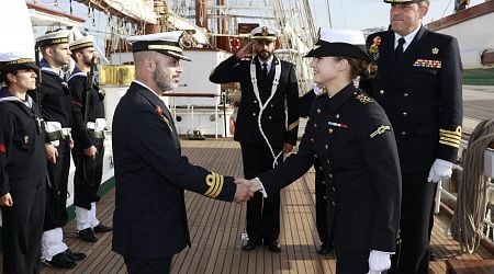 Ahoy mateys!: Future Queen of Spain takes to the high seas