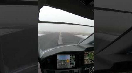 Foggy take off out of Brussels Airport in the Pilatus PC24! #pilot #fog #takeoff #aviation #cockpit