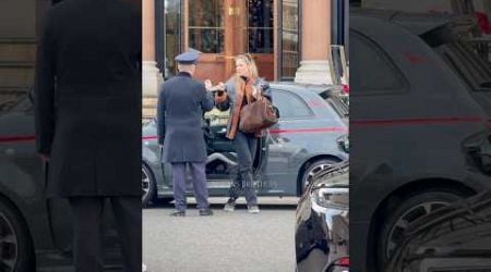 Young billionaire getting out her New Abarth at Hotel Paris #monaco #luxury #trending #lifestyle#fyp