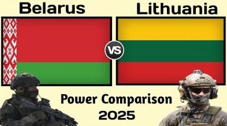 Belarus vs Lithuania military power comparison 2025 | Lithuania vs Belarus | world military power