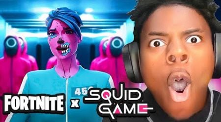 iShowSpeed Plays Fortnite Squid Games!