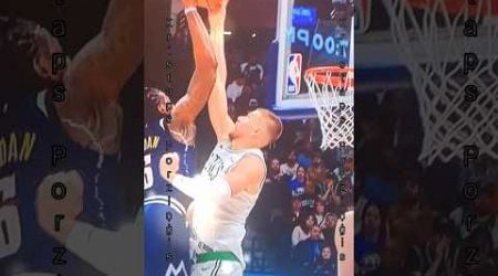 What a BLOCK! Kristaps Porzingis (1/7/2025NBA) #bostonceltics #boston #celtics #latvia #latvija