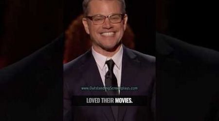 Matt Damon roasts George Clooney