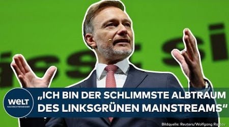 CHRISTIAN LINDNER: &quot;Ich bin der schlimmste Albtraum&quot;! FDP-Chef stimmt Partei auf Aufholjagd ein