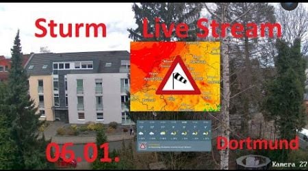 06.01.2025 Sturm Dortmund Live Stream #sturm #unwetter