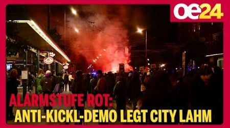 Alarmstufe Rot: Anti-Kickl-Demo legt City lahm