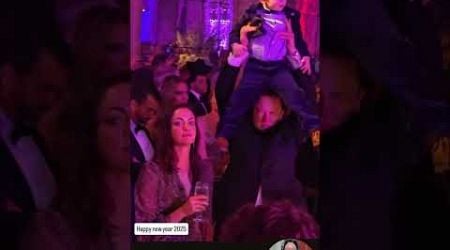 Elon musk ans Son X at Mar-a-lago Resort on New Year&#39;s Eve #ytangan #short #shorts #elonmusk #trump