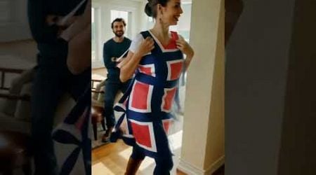 Norway flag dress