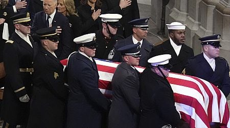 (LEAD) U.S. bids last farewell to Carter in state funeral service in Washington