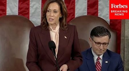 BREAKING NEWS: GOP Applause Interrupts Kamala Harris After She Calls 2024 Electoral Vote For Trump