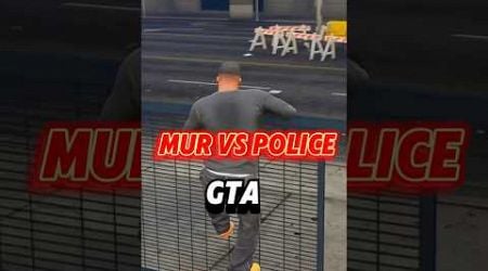 Un policier peut-il passer un mur dans les jeux GTA #gta #gta5 #gaming