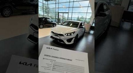 Kia Proceed 1.5 T-GDi 140KM 6MT wersja GTLine + TEC+AEB w kolorze Cassa White w ofercie leasingu