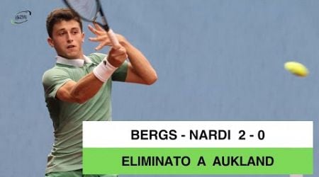 ATP 250 di Aukland! Luca Nardi si arrende a Zizou Bergs, eliminato in due set negli ottavi di finale