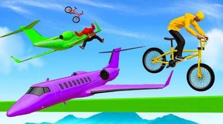 Extreme BMX vs KILLER Planes In GTA 5!