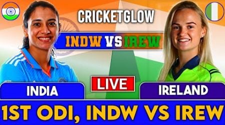 Live:INDW Vs IREW, 1ST ODI, RAJKOT | Live Scores &amp; Commentary| India Women vs Ireland Women#cricket