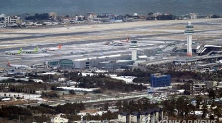 Chinese tourist nabbed for filming Jeju Int'l Airport with a drone