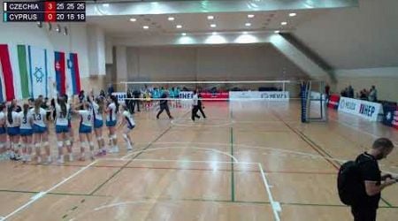 8.1.2025. CEV ECQ U16 WOMEN 1st round, Pool A, CZECHIA - CYPRUS