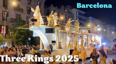 Cabalgata de Reyes Magos 2025 Barcelona | Magical Three Kings Parade in Spain