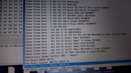 Mercedes radio Audio 10 Radio code extract