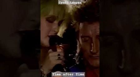 Cyndi Lauper Rod Stewart Time After Time #1985 #cyndilauper #rodstewart #shorts #shortvideo #music