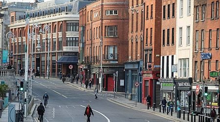 Bus driver rushed to hospital after crashing into pole in Dublin city centre