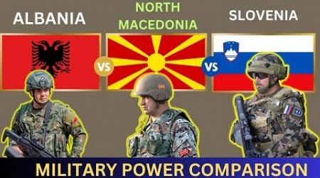 Albania vs North macedonia vs Slovenia Military Power Comparison 2025