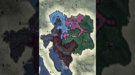 WW2 but the major countries were all in Austro-Hungarian | Hoi4 Timelapse #hoi4mp #hoi4 #hoi4mods