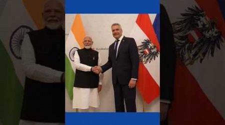 Prime minister Narendra Modi historical Austria visit #india #austria #modi #shorts #trending