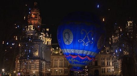 Hot air balloon announces arrival of Jules Verne museum in Forest