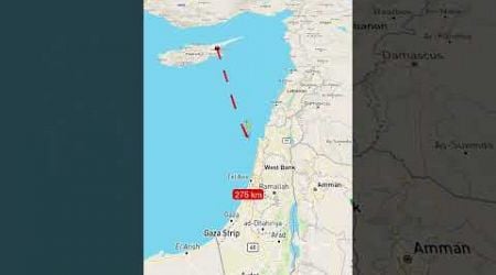 Distance between Trikomo Cyprus to Jerusalem Palestine #moscowregion #army #aviation #ukrainerussiab