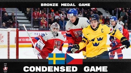 Sweden vs Czechia Condensed Game | 2025 #WorldJuniors