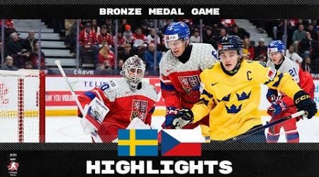 Sweden vs Czechia Game Highlights | 2025 #WorldJuniors