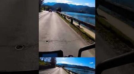 The MOST visited place in Slovenia - Lake Bled #bled #motorcycle #lake