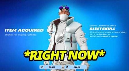 *NEW* how to get Sleetskull Skin Bundle in the Fortnite Item Shop Showcase