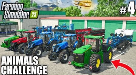 BUYING NEW EQUIPMENT FOR THE FARM | ANIMALS Challenge - Episode 4 | Farming Simulator 25