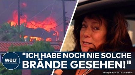 LOS ANGELES: Riesiger Waldbrand bedroht Vorort! &quot;Einfach alles brennt!&quot; 30.000 Menschen betroffen!