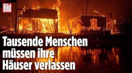 Verzweifelter Kampf gegen das Feuer in Los Angeles