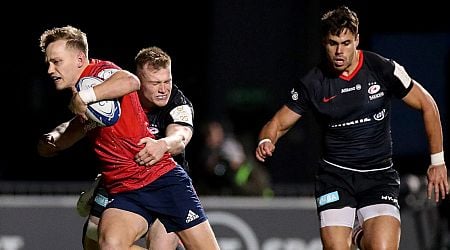 What time and what TV channel is Munster v Saracens on today?