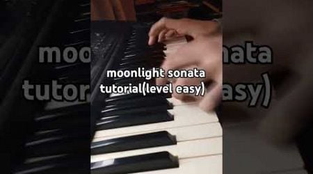 Easy tutorial moonlight Sonata 3rd movement #piano #music #classicalmusic #beethoven