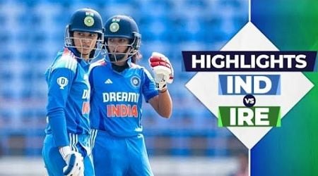 Full Highlights | India Vs Ireland Women 1st Odi Match 2025 | Ind w Vs Ire w highlights | PBX RAJAT