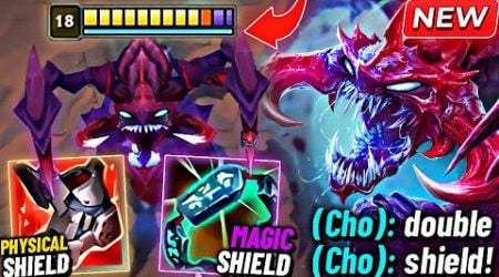 NEW TANK CHO&#39;GATH IS RIDICULOUS (DOUBLE SHIELD)