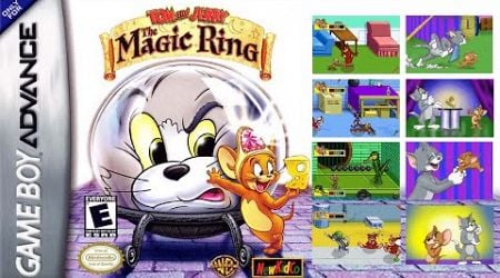 Tom and Jerry: The Magic Ring - Longplay Full Playthrough Gameplay GBA (Visual Boy Advance)