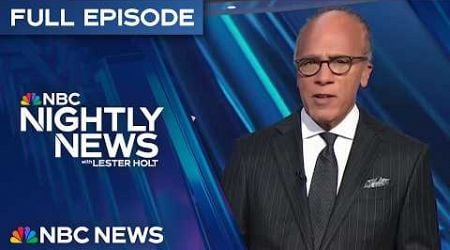 Nightly News Full Episode - Jan. 9