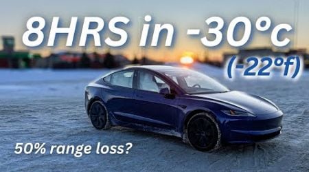 Can a Tesla handle the COLDEST day of the year in Canada?