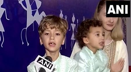 7-year-old boy from Poland sings Indian songs at 18th Pravasi Bharatiya Divas | VIDEO