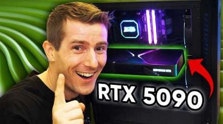 I Was The FIRST To Game On The RTX 5090 - NVIDIA 50 Series Announcement