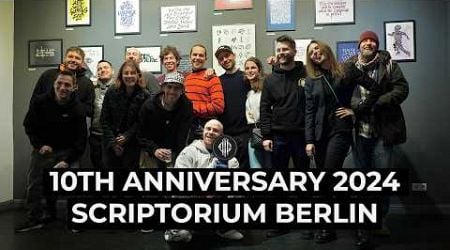 Celebrating 10 Years of Calligraphy Masters at Scriptorium Berlin!