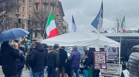 Turin gazebo attacked by anti-capitalist protesters says FdI